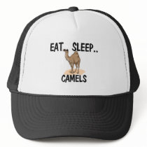 Eat Sleep CAMELS hats by AnimalShirts Eat Sleep CAMELS hats