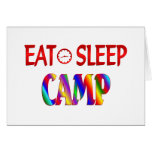 Eat Sleep Camp Card