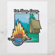 Eat, Sleep, Camp Custom Flyer