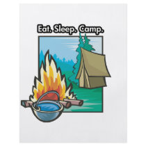 Eat, Sleep, Camp flyers by thecamperslife Eat, Sleep, Camp flyers