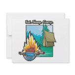 Eat, Sleep, Camp Personalized Announcement