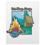 Eat, Sleep, Camp Custom Letterhead