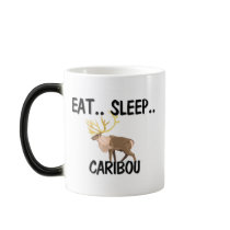Eat Sleep CARIBOU mugs