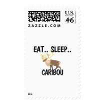 Eat Sleep CARIBOU postage