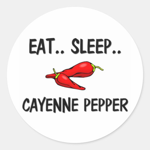 Eat Sleep CAYENNE PEPPER Sticker