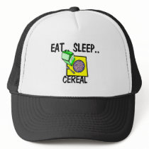Eat Sleep CEREAL hats by foodshirts Eat Sleep CEREAL hats