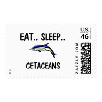 Eat Sleep CETACEANS postage