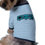Eat Sleep Chase Storms Doggie T Shirt