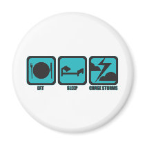 Eat Sleep Chase Storms magnets by Storm_Chaser Eat Sleep Chase Storms magnets