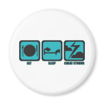 Eat Sleep Chase Storms Fridge Magnets