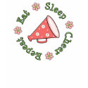 Eat Sleep Cheer Repeat T shirt
