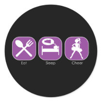 Eat Sleep Cheer stickers