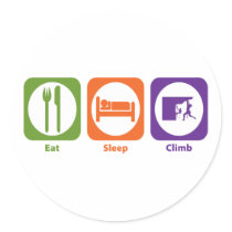 Eat Sleep Climb stickers by 1000suns Eat Sleep Climb stickers