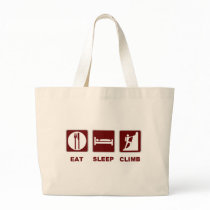 Eat Sleep Climb T-shirt and gift design Canvas Bag
