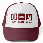Eat Sleep Climb T-shirt and gift design Trucker Hat