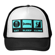 Eat Sleep Climb T-shirt and gift design Mesh Hat