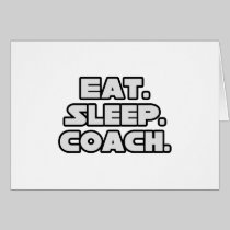 Eat Sleep Coach Card
