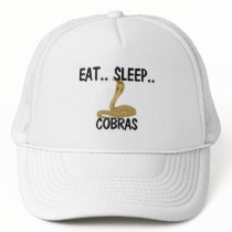 Eat Sleep COBRAS hats by AnimalShirts Eat Sleep COBRAS hats