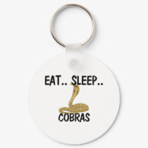 Eat Sleep COBRAS keychains by AnimalShirts Eat Sleep COBRAS keychains