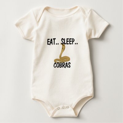 Eat Sleep COBRAS Tshirts by AnimalShirts