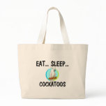 Eat Sleep COCKATOOS bags