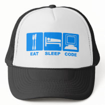 Eat Sleep Code Hat