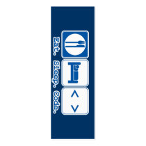 eat sleep code (html) bookmark business cards
