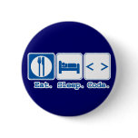 eat sleep code (html) pins