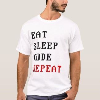 eat sleep code repeat shirt
