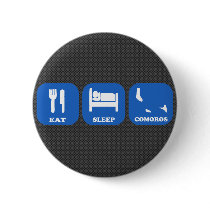Eat Sleep Comoros Pin