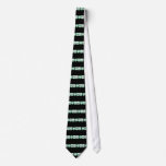 eat sleep computer (green) ties