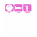 eat sleep conduct pink t-shirts by eatsleepstuff eat sleep conduct pink t-shirts