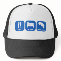 Eat Sleep Costa Rica Mesh Hat