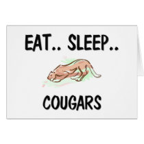 Eat Sleep COUGARS cards