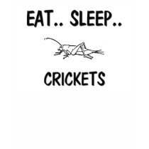 Eat Sleep CRICKETS t-shirts
