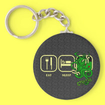 Eat - Sleep - Cthulhu Keyring keychains
