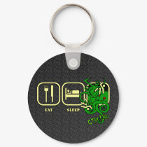 Eat - Sleep - Cthulhu Keyring keychains