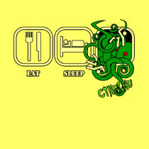 Eat - Sleep - Cthulhu T-Shirt by seonaidh Eat - Sleep - Cthulhu T-Shirt
