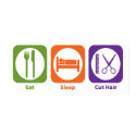 Eat Sleep Cut Hair posters