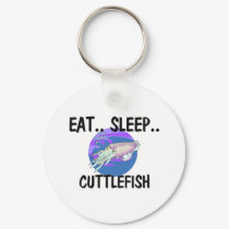 Eat Sleep CUTTLEFISH keychains by foodshirts Eat Sleep CUTTLEFISH keychains