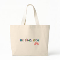 eat sleep cycle Bicycle Rider Gifts Bag