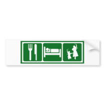 Eat,Sleep,Dabkeh bumper stickers