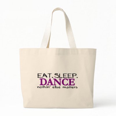 Eat Sleep Dance Tote Bag by worldsfair