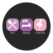 Eat Sleep Dance stickers