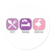 Eat Sleep Dance stickers