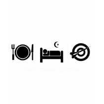 Eat sleep darts t-shirt
