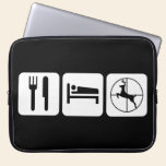 Eat Sleep Deer Hunt laptop sleeves