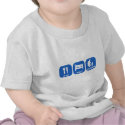 Eat Sleep Denmark t-shirts