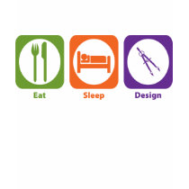 Eat Sleep Design t-shirts