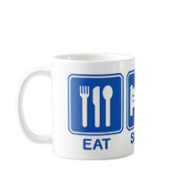 EAT, SLEEP, DIG COFFEE MUGS